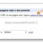 Tradurre i documenti con Google Translate